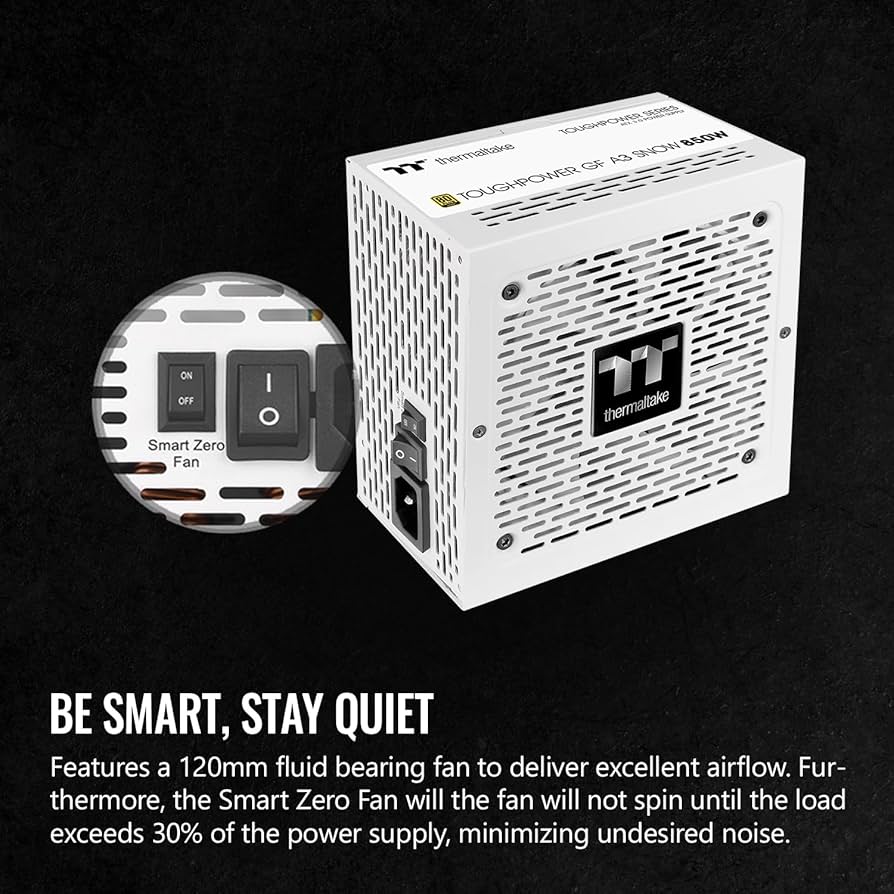 Amazon | Thermaltake Toughpower GF A3 Snow Edition 850W 80+